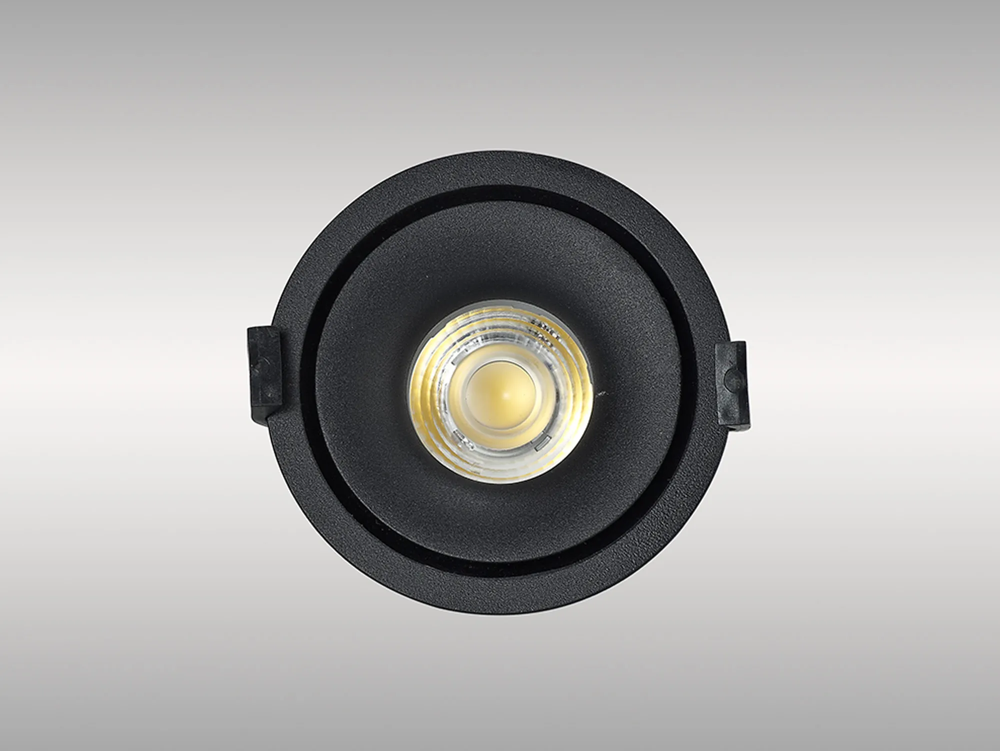 Bolor 9 Tridonic Powered 9W 3000K 840lm 36° CRI>90 LED Engine Black/Black Fixed Recessed Spotlight, IP20 DM202051  Dlux Bolor 9